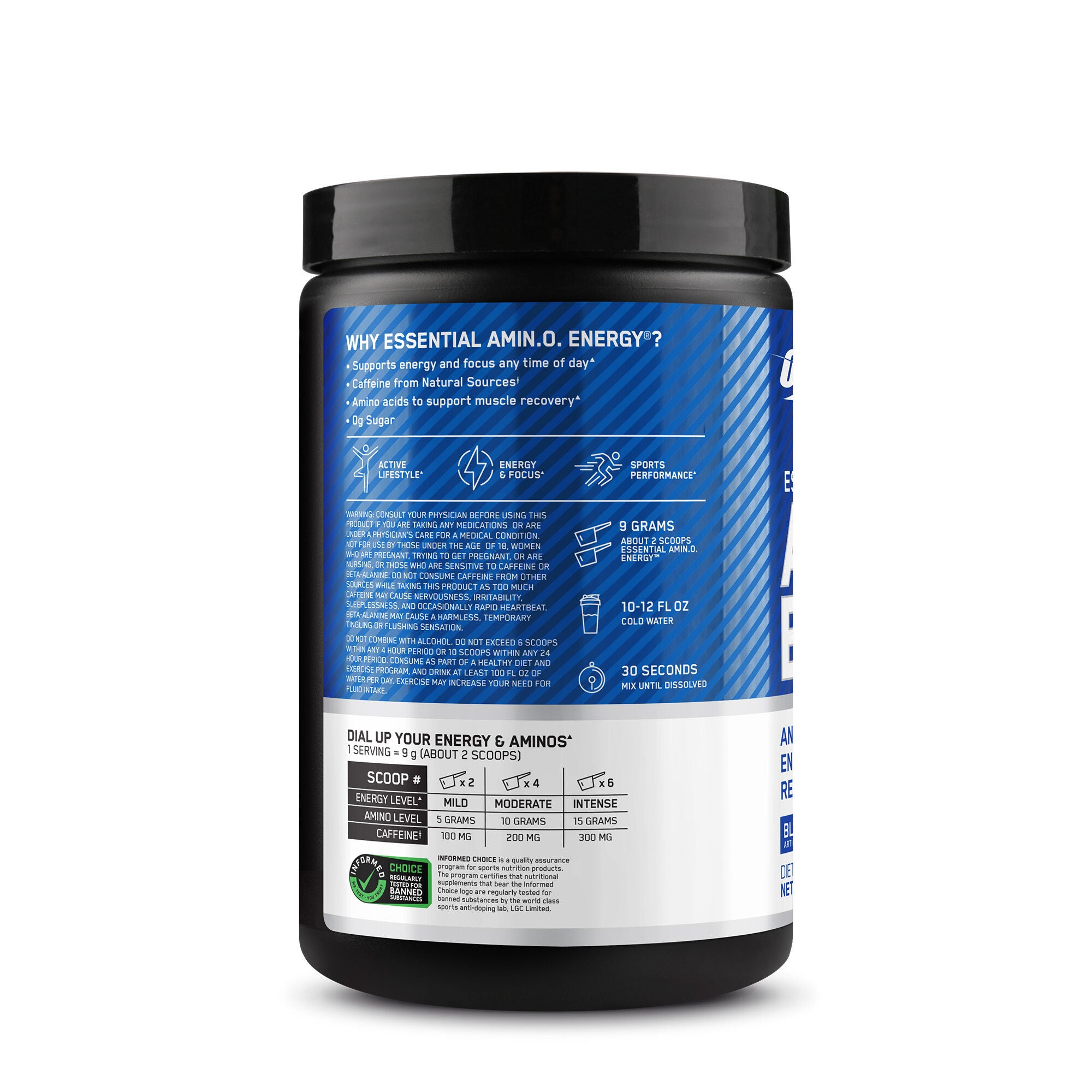 Essential AMIN.O. Energy&trade; - Blue Raspberry&nbsp;&#40;30 Servings&#41; Blue Raspberry | GNC